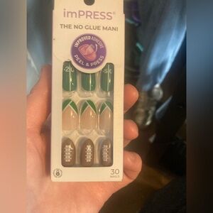 imPRESS - Touchdown football nail set. No glue needed! Football fans! New in box
